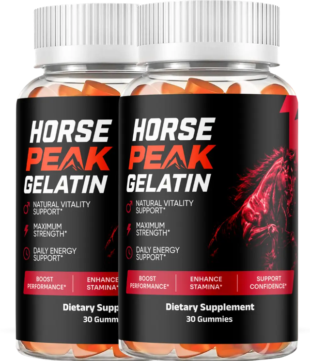 Horse Peak Gelatin two-bottle package