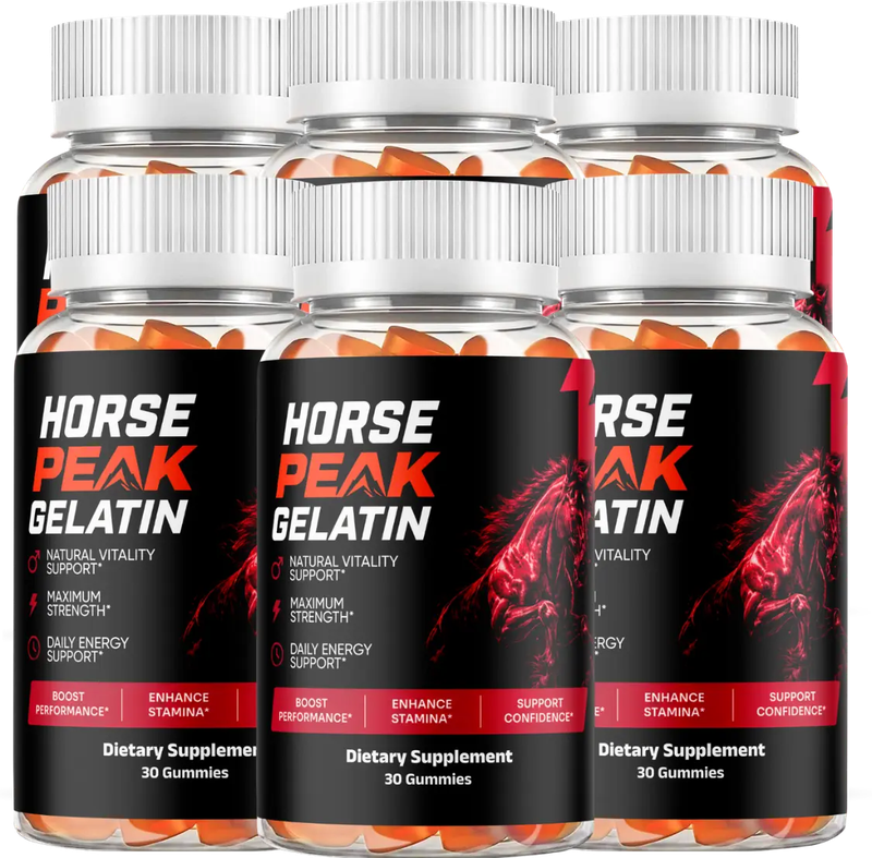 Horse Peak Gelatin Most Popular 6 bottles package