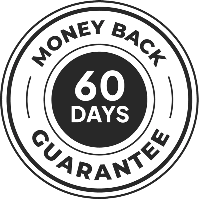 Horse Peak Gelatin 60-day money-back guarantee badge
